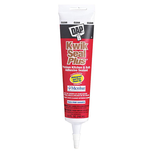 Dap Tube Kwik Seal Plus Clear - 5.5 oz by Dap | LCB Paint & Supply