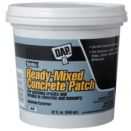 Dap Bondex Ready-Mix Concrete Patch Gray Quart product image