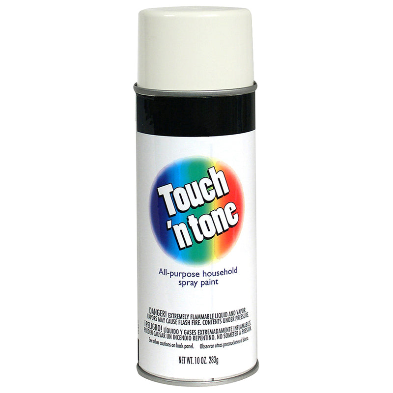 Rust-Oleum Touch'n Tone Spray Paint, White, 10 oz