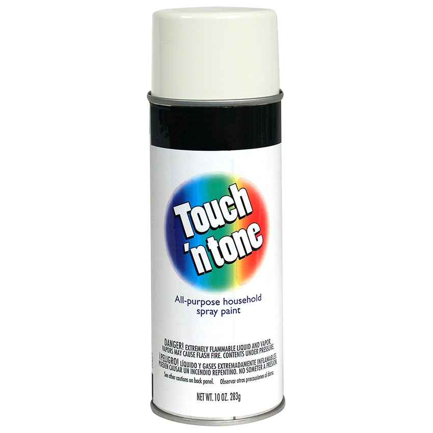 Rust-Oleum Touch'n Tone Spray Paint, White, 10 oz