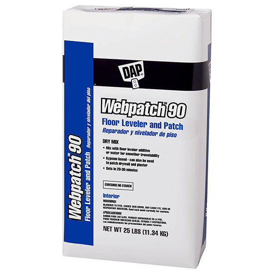 Dap Webpatch 90 Interior Floor Leveler & Patch Dry Mix Off-White 25 lb product image