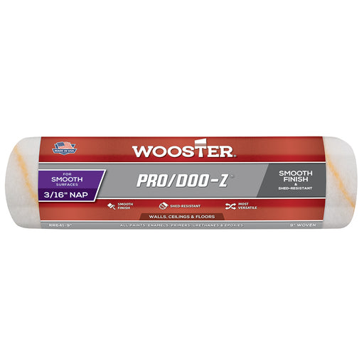 Wooster Pro/doo-z Roller Cover 3/16in - 9in by Wooster | LCB Paint & Supply