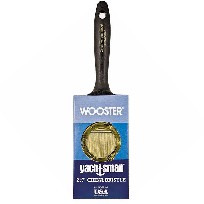 Wooster Yachtsman White China Flat Sash Paint Brush, 2-1/2 Inch