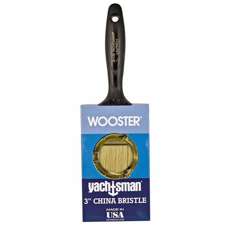 Wooster Yachtsman White China Flat Sash Paint Brush, 3 Inch