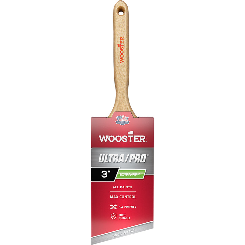Wooster Ultra/Pro Extra-Firm Lindbeck Angle Sash Paint Brush, 3 Inch