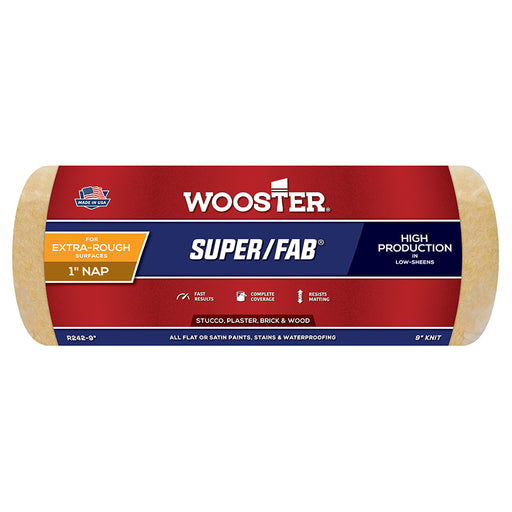 Wooster Super/fab Roller Cover 1in - 9in by Wooster | LCB Paint & Supply