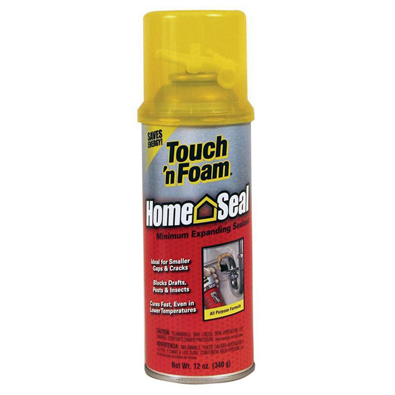 DAP Touch 'N Foam HomeSeal Minimum Expanding Sealant, Amber, 12 oz