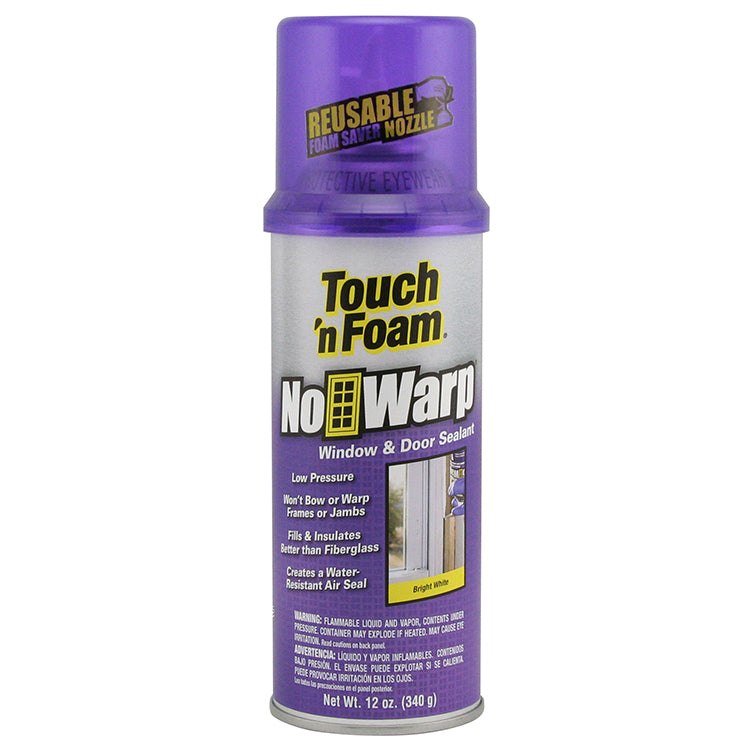 DAP Touch 'N Foam Touch'N No Warp Wind Door Window and Sealant Project Weekend DIY