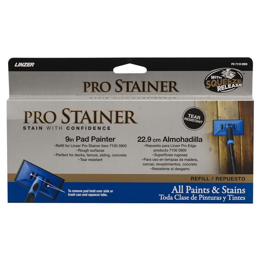 Linzer Pro Edge Pad Painter Refill, 9 Inch