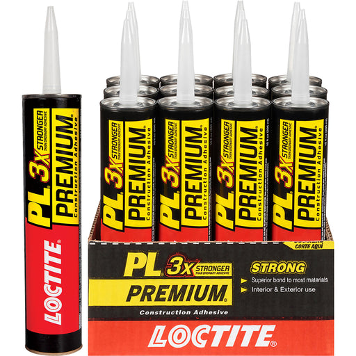 Loctite PL Premium 3X Multi-Purpose Polyurethane Construction Adhesive Beige 10 oz product image