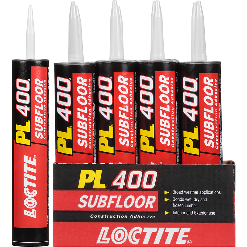 Loctite PL 400 400 Heavy Duty Subfloor Construction Adhesive Beige 10 oz product image