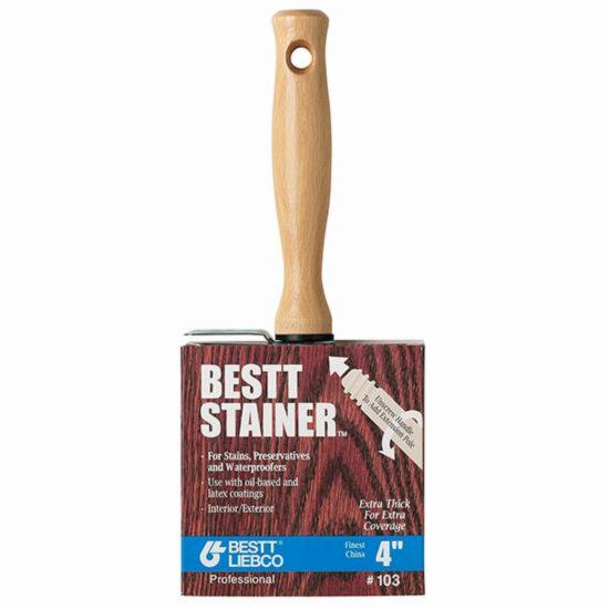 Bestt Liebco Master Stainer Block Brush, 4 Inch
