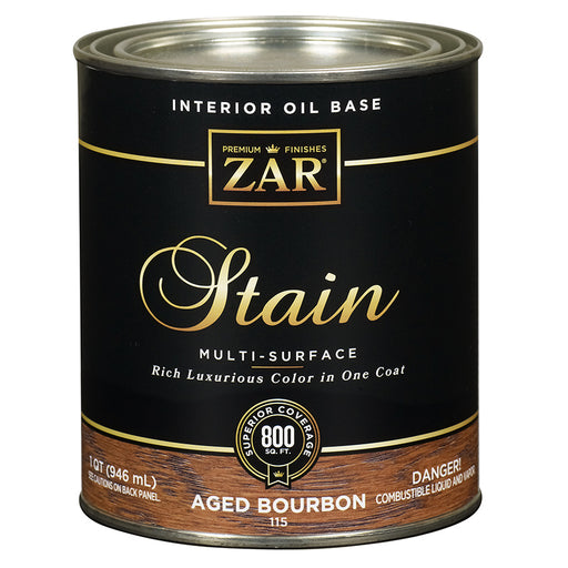 ZAR Interior Oil Base Stain, Aged Bourbon, Quart