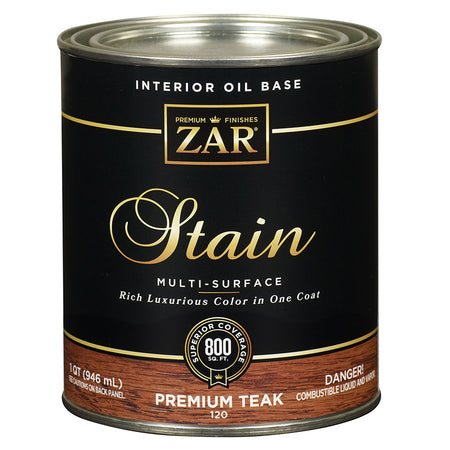 UGL ZAR Interior Oil Stain Teak Quart Project Weekend DIY