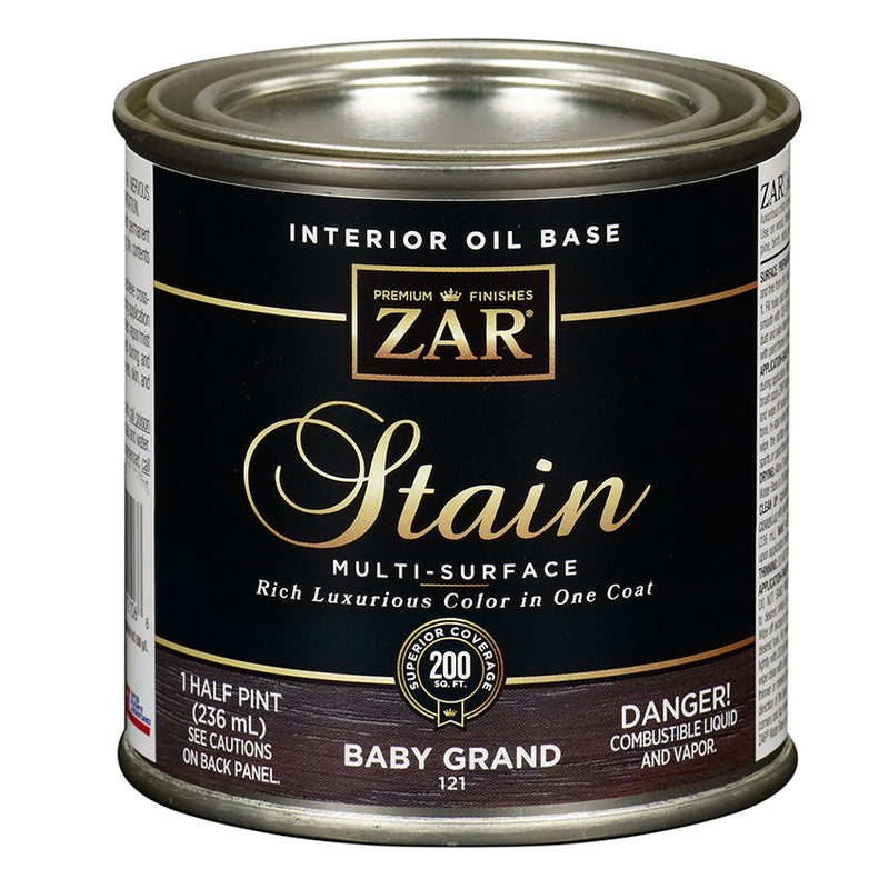ZAR Interior Oil Base Stain, Baby Grand, Half Pint