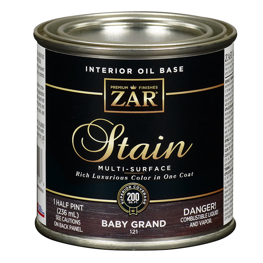 ZAR Interior Oil Base Stain, Baby Grand, Half Pint