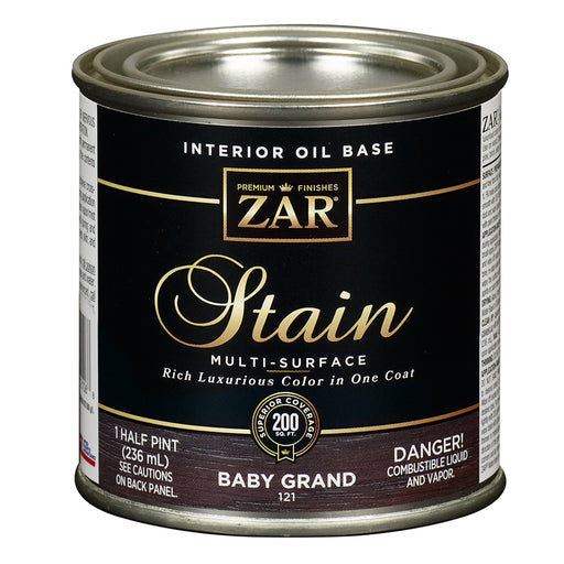 ZAR Interior Oil Base Stain, Baby Grand, Half Pint