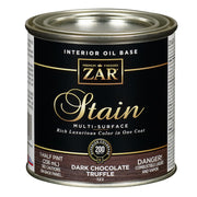 ZAR Interior Oil Base Stain, Dark Chocolate Truffle, Half Pint