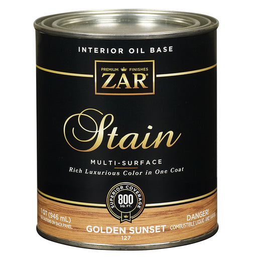 ZAR Interior Oil Base Stain, Golden Sunset, Quart