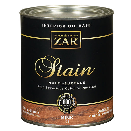 ZAR Interior Oil Base Stain, Mink, Quart
