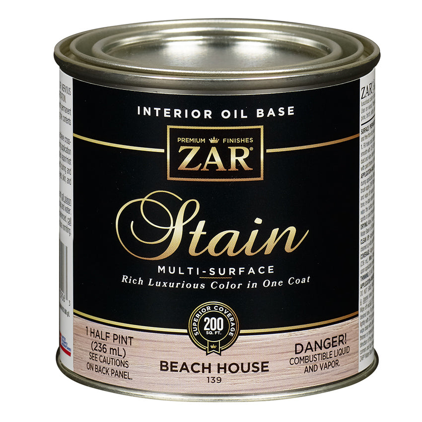 ZAR Interior Oil Base Stain, Beach House, Half Pint
