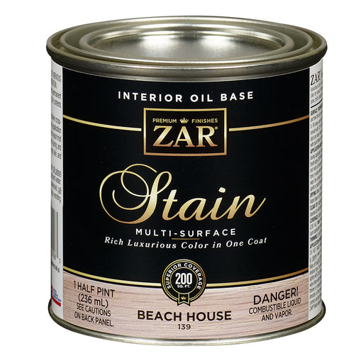 ZAR Interior Oil Base Stain, Beach House, Half Pint