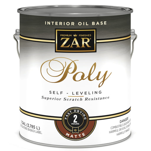 ZAR Interior Oil-Based Poly, Clear Matte, Gallon