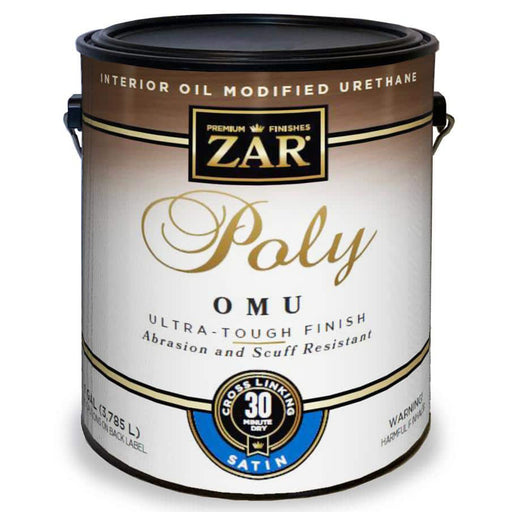 ZAR Interior OMU Poly, Clear Satin, Gallon