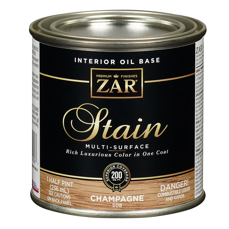 ZAR Interior Oil Base Stain, Champagne, Half Pint