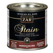 ZAR Interior Oil Base Stain, Moroccan Red, Half Pint