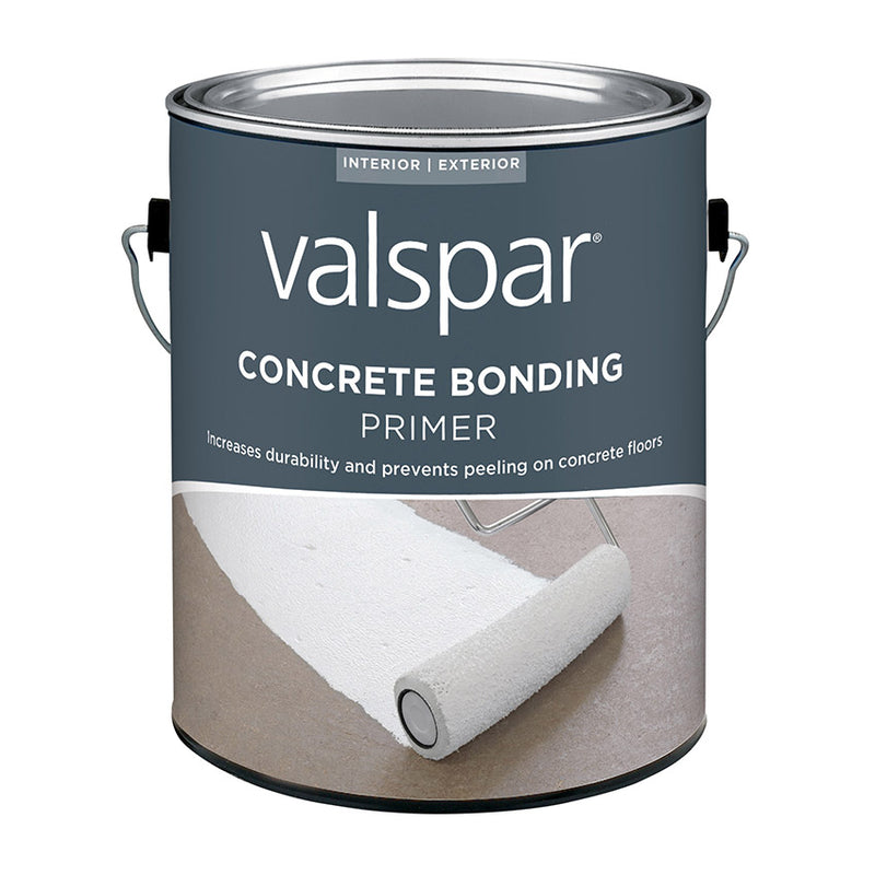 Valspar Concrete Bonding Primer, White, Gloss, Gallon