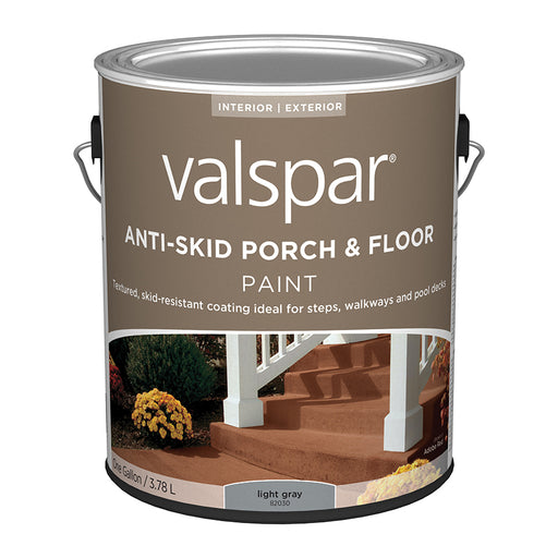 Valspar Concrete & Masonry Anti-Skid Porch & Floor Paint Light Gray Gallon product image