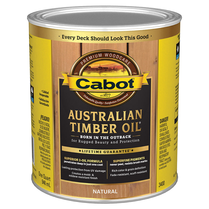 Cabot Australian Timber Oil, Natural, Quart