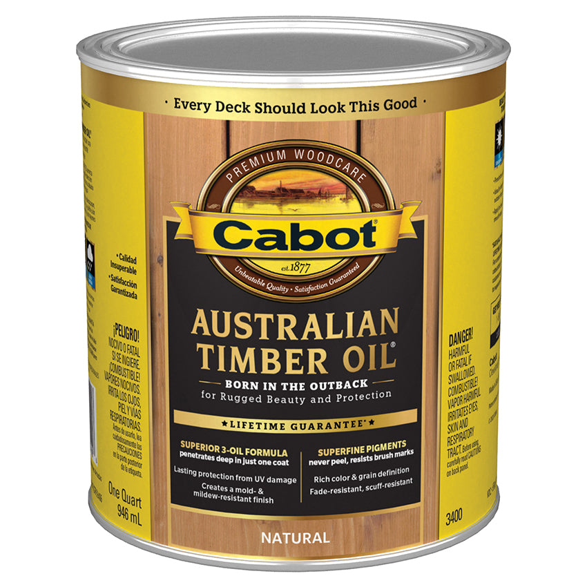 Cabot Australian Timber Oil, Natural, Quart
