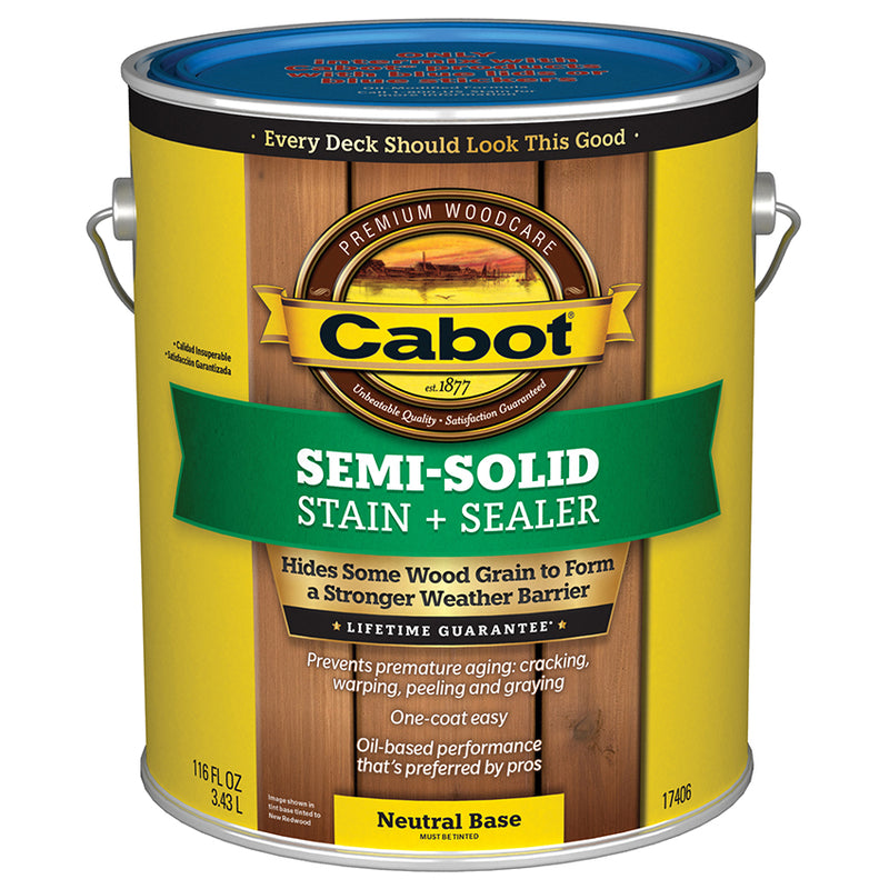 Cabot Deck & Siding Stain Neutral Base Gallon product image