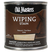 Old Masters Wiping Stain, Natural Tint Base, Half Pint