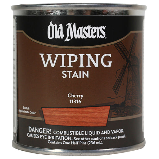 Old Masters Wiping Stain, Cherry, Half Pint