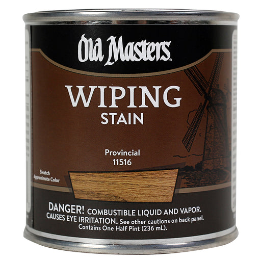 Old Masters Wiping Stain, Provincial, Half Pint