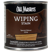 Old Masters Wiping Stain, Special Walnut, Half Pint