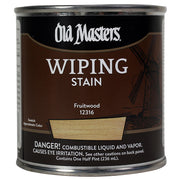 Old Masters Wiping Stain, Fruitwood, Half Pint