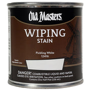 Old Masters Wiping Stain, Pickling White, Half Pint