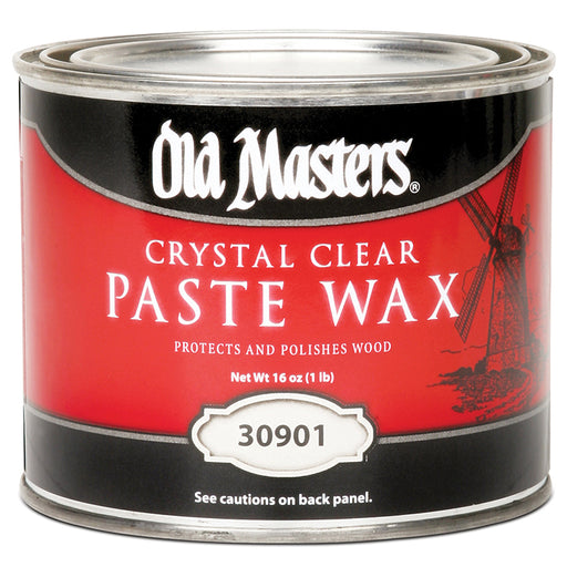 Old Masters Paste Wax, Clear, 1 lb