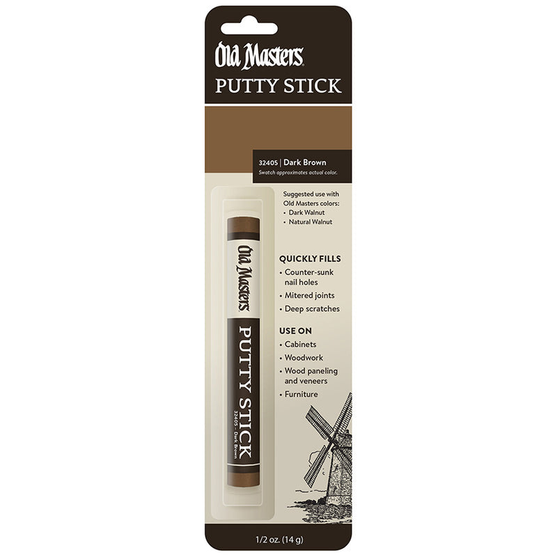 Old Masters Putty Stick, Dark Brown