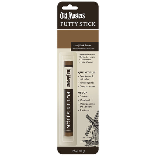 Old Masters Putty Stick, Dark Brown