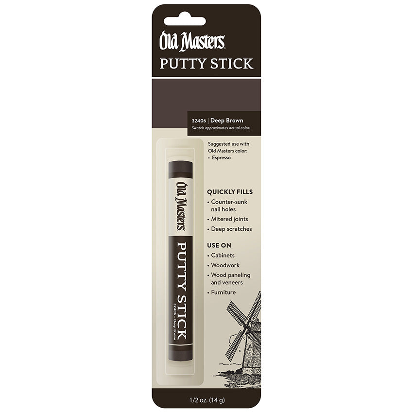 Old Masters Putty Stick, Deep Brown
