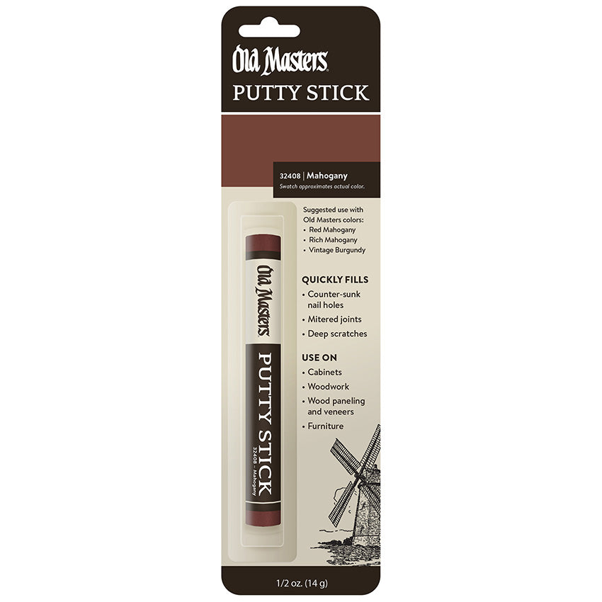 Old Masters Putty Stick, Mahogany