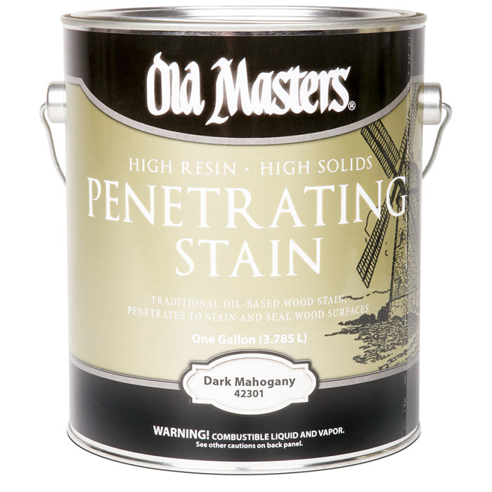 Old Masters High Solids Penetrating Stain, Dark Mahogany, Gallon
