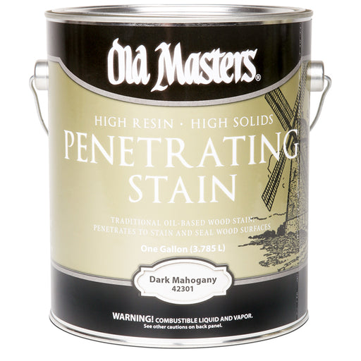 Old Masters High Solids Penetrating Stain, Dark Mahogany, Gallon