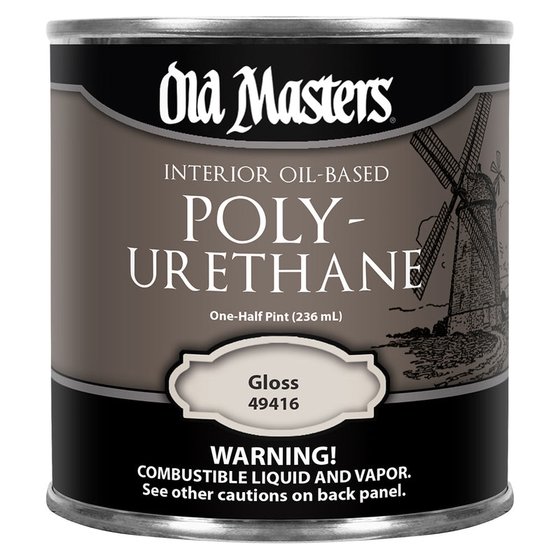 Old Masters Oil-Based Polyurethane, Gloss, Half Pint