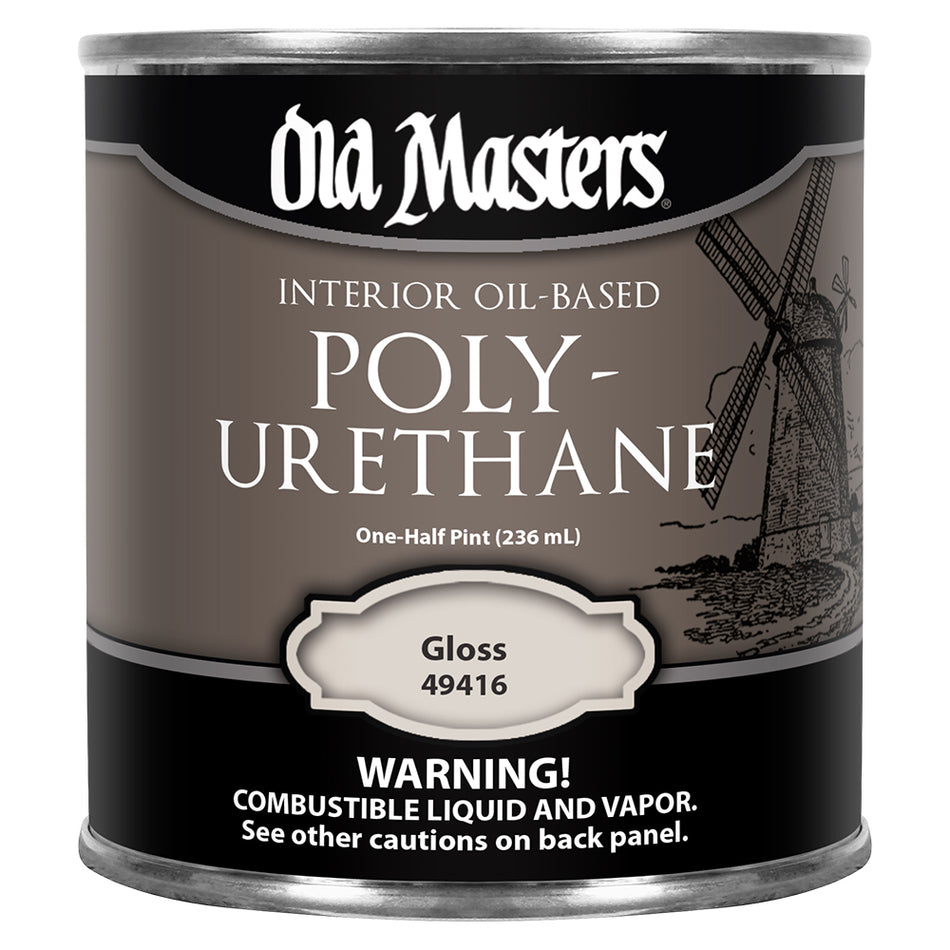 Old Masters Oil-Based Polyurethane, Gloss, Half Pint